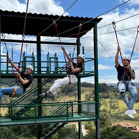 Glamping Y Chalet Aventura Park Villa De Leyva La Periquera المظهر الخارجي الصورة