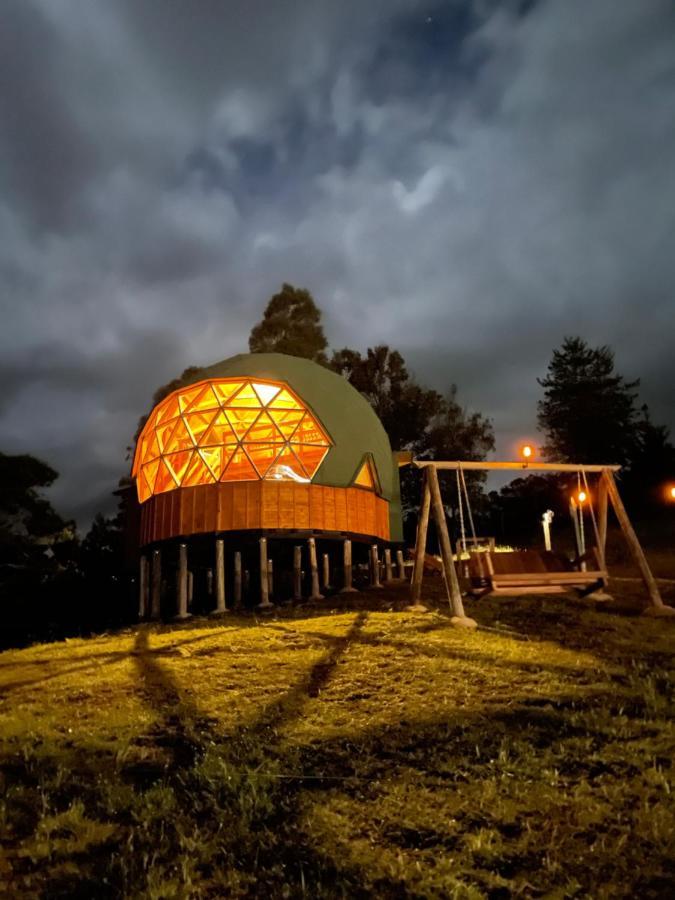Glamping Y Chalet Aventura Park Villa De Leyva La Periquera المظهر الخارجي الصورة