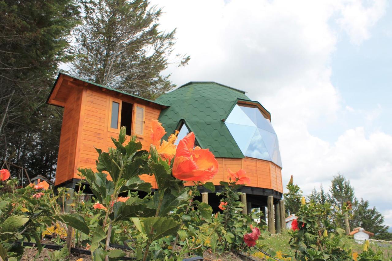 Glamping Y Chalet Aventura Park Villa De Leyva La Periquera المظهر الخارجي الصورة