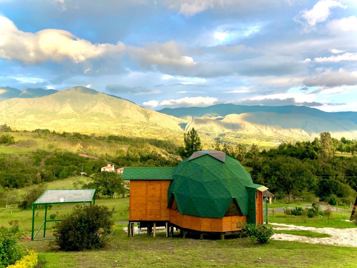 Glamping Y Chalet Aventura Park Villa De Leyva La Periquera المظهر الخارجي الصورة