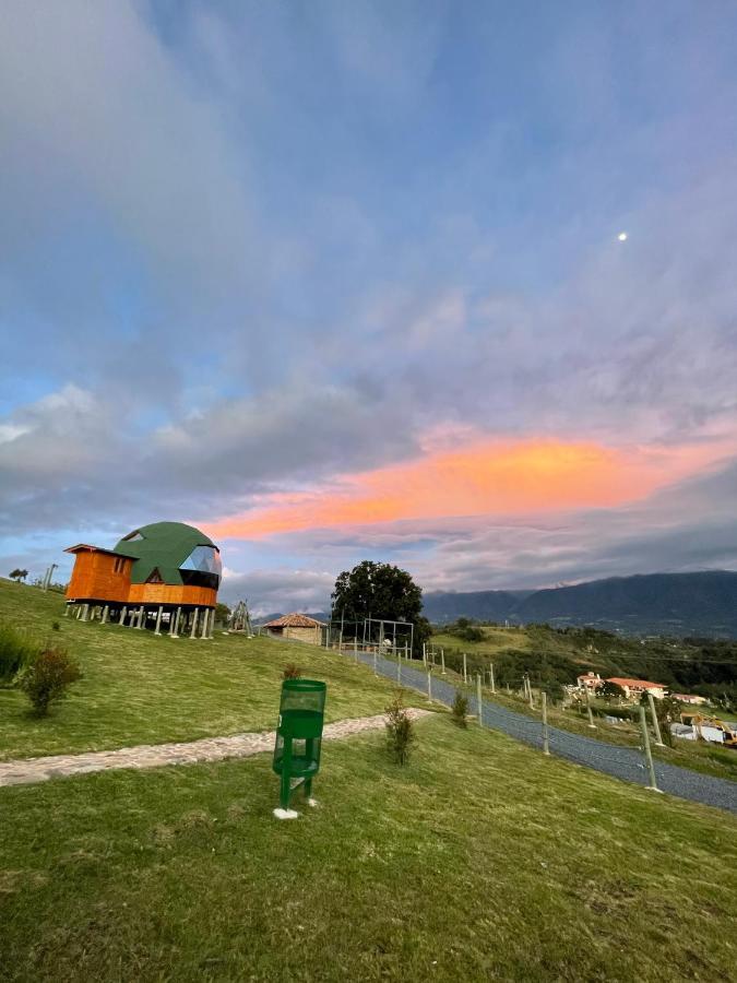 Glamping Y Chalet Aventura Park Villa De Leyva La Periquera المظهر الخارجي الصورة