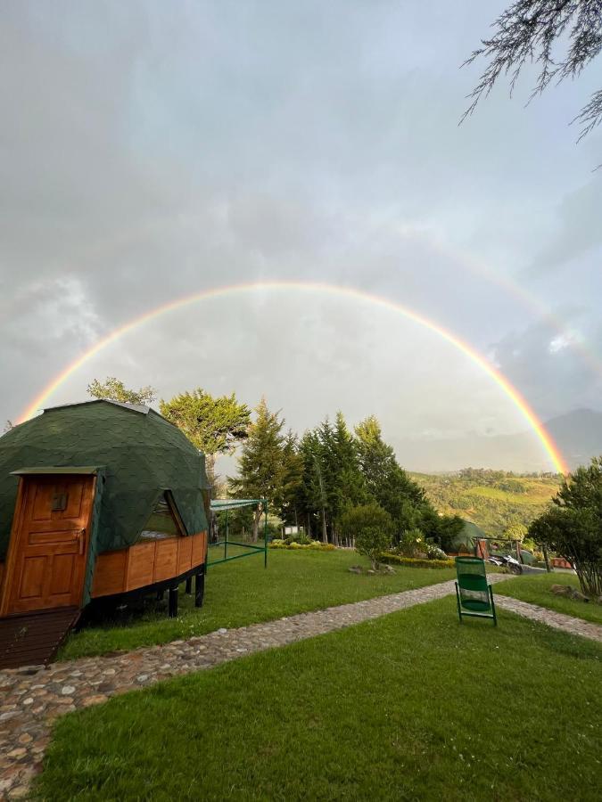 Glamping Y Chalet Aventura Park Villa De Leyva La Periquera المظهر الخارجي الصورة