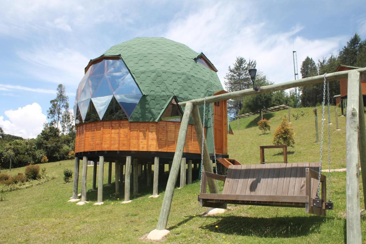 Glamping Y Chalet Aventura Park Villa De Leyva La Periquera المظهر الخارجي الصورة