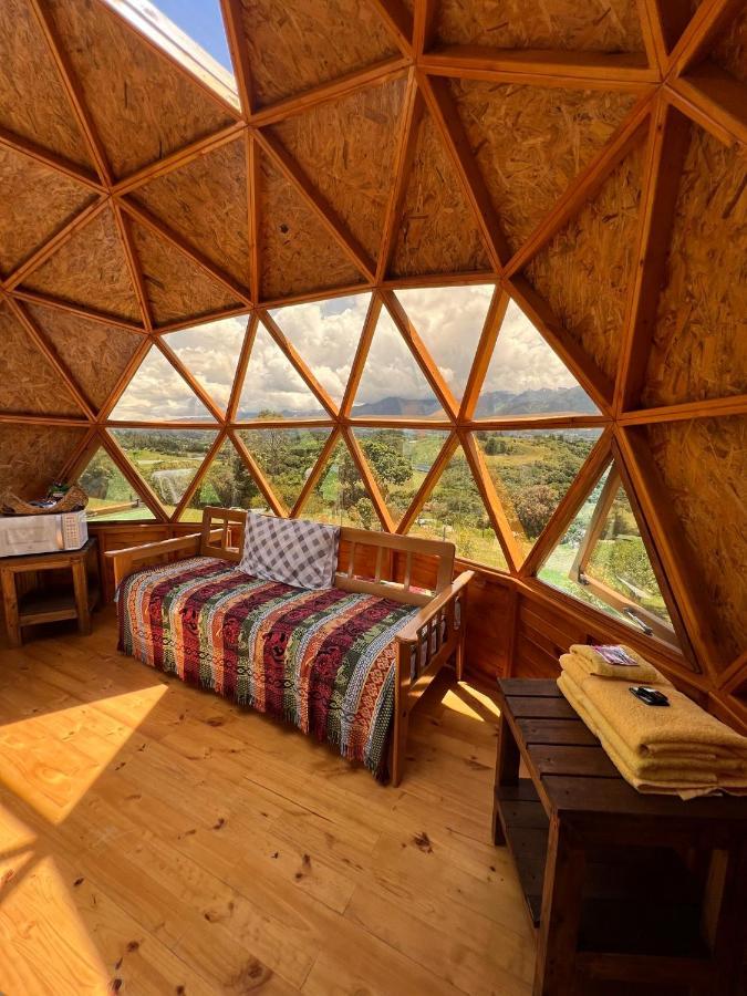 Glamping Y Chalet Aventura Park Villa De Leyva La Periquera المظهر الخارجي الصورة