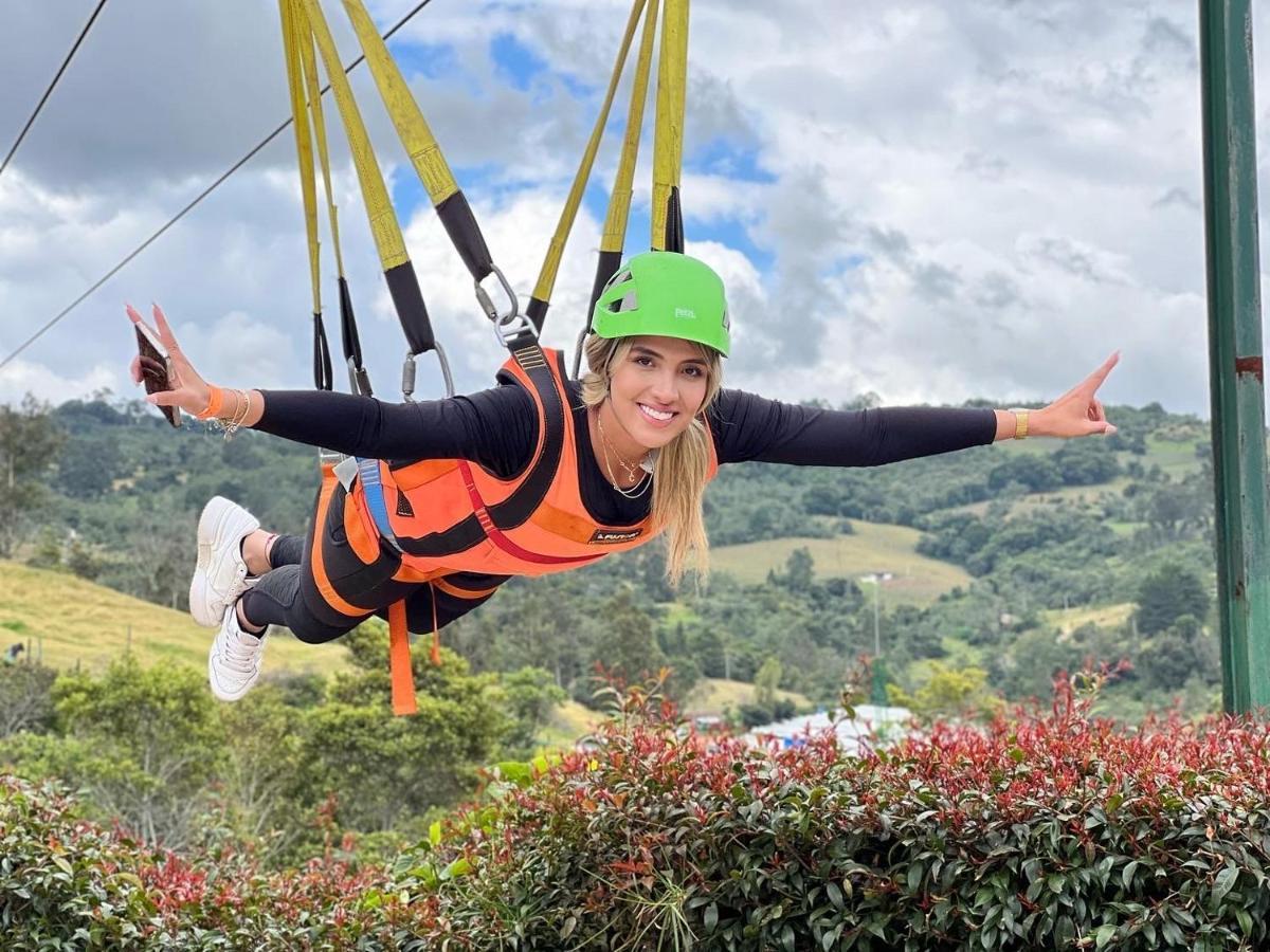 Glamping Y Chalet Aventura Park Villa De Leyva La Periquera المظهر الخارجي الصورة