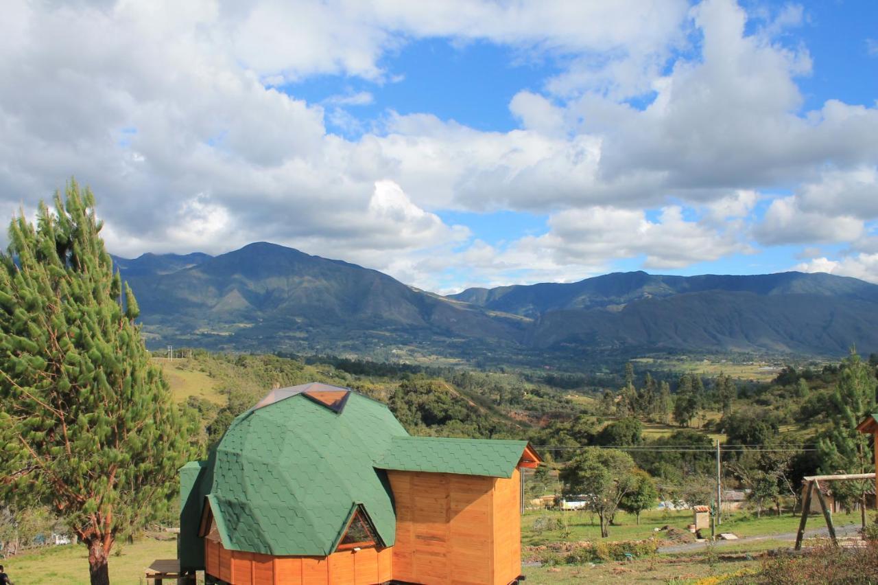Glamping Y Chalet Aventura Park Villa De Leyva La Periquera المظهر الخارجي الصورة